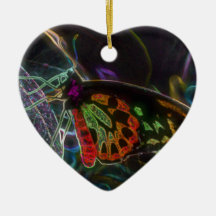 Butterfly Digital Art Nature Ornament