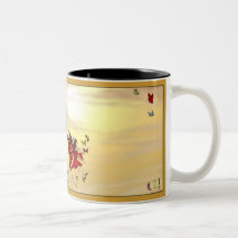 Butterfly fairy 15oz coffee mug