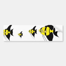 butterfly fish bumper stickers