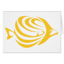 Butterfly Fish Greeting Card