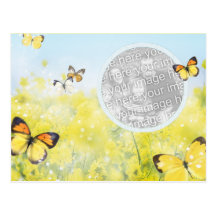Butterfly Garden Postcard