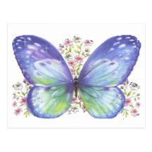 Butterfly Garden Postcards