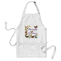 Butterfly Gardener Saying Apron