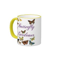 Butterfly Gardener Saying Coffee Mug