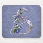 Butterfly Initial S Mouse Mat
