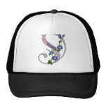 Butterfly Initial Y Mesh Hat