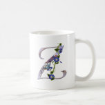 Butterfly Initial Z Coffee Mugs