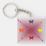 Butterfly Key Chain Acrylic Key Chain