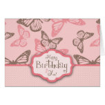 Butterfly Kisses Birthday Card II