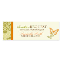 Butterfly Kisses Charming Skinny Business Card