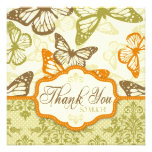Butterfly Kisses Charming TY Square Invites