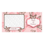 Butterfly Kisses PhotoCard II Custom Photo Card