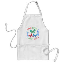 Butterfly - Live Love Laugh Apron