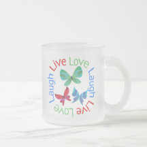 Butterfly - Live Love Laugh Coffee Mug
