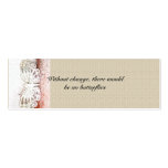 Butterfly on Tan Business Card