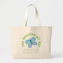 Butterfly: One Amazing Mum: Mothers Day Tote Bags