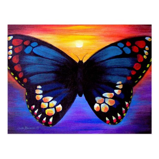 Butterfly Painting Art - Multi Post Cards