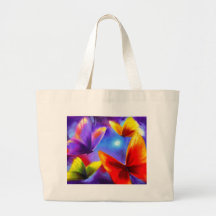 Butterfly Parade Painting Art - Multi Tote Bags