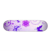 Butterfly Posies Skate Deck