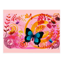 Butterfly Post Card