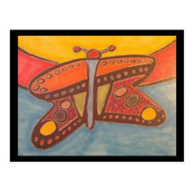 butterfly post card