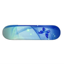 Butterfly Stripes 3 Skate Board