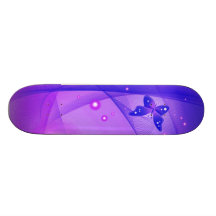 Butterfly Stripes 5 Skateboard Deck