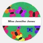 Butterfly Swarm Stickers