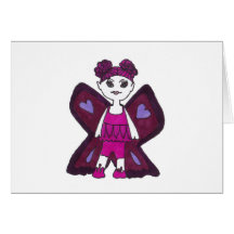 butterfly sweetie greeting cards