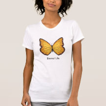 Butterfly, symbol of eternal life shirts