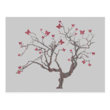 Butterfly Tree Postcard