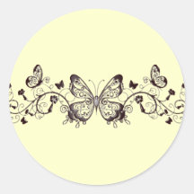 Butterfly Vines Stickers