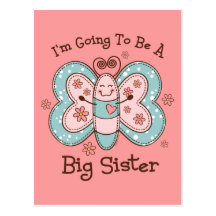 Butterly Future Big Sis Postcards