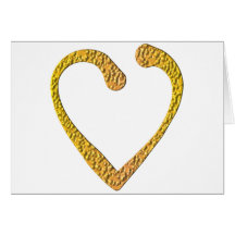 Butterscotch Heart Card