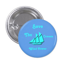 Button - Save The Oceans Wind Power