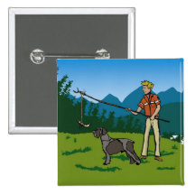 Button square Dog Trainer