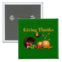 Button - Thanksgiving Giving Thanks