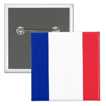 Button with Flag of France