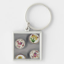 Buttons Key Chains