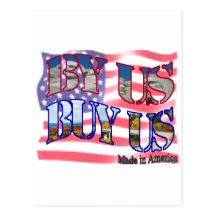 BUY AMERICAN POST CARD