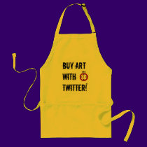 Buy Art with Twitter Apron aprons