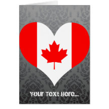 Buy Canada Flag Greeting Cards