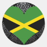 Buy Jamaica Flag Round Stickers