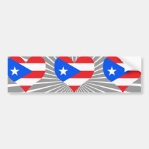 Buy Puerto Rico Flag Bumper Sticker