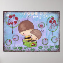 Buz-buz & Beez-beez Print