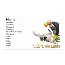 Buzzards Business Card Template