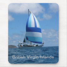 BVI sailing mousepad