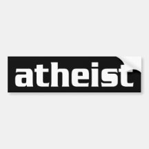 BW_atheist1 Bumper Sticker