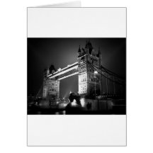 BW Black & White London Tower Bridge Card