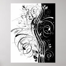 BWgrunge Poster